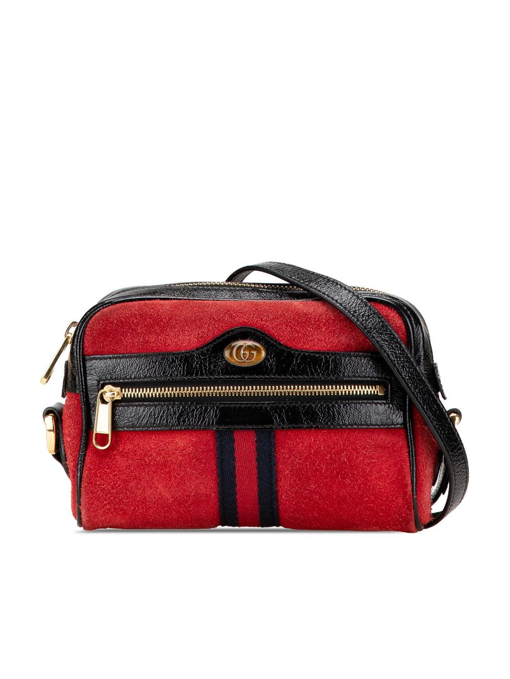 Gucci Mini Suede Web Ophidia Crossbody #347475G38B